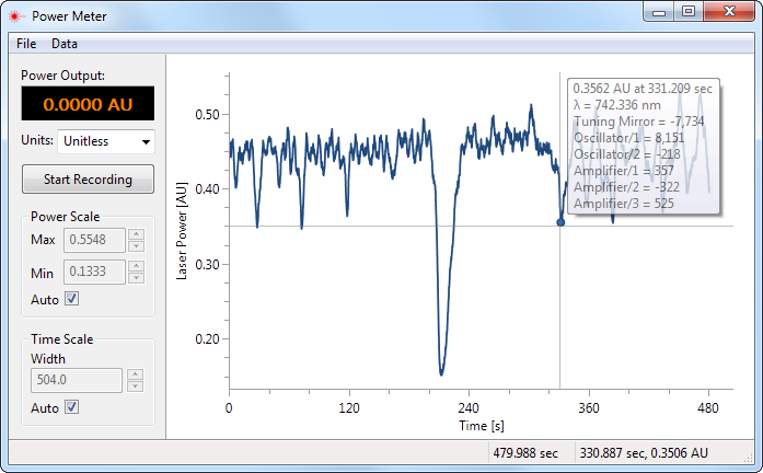 Power Meter - Chart Recorder